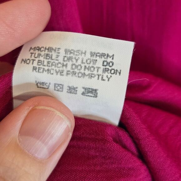 Vintage Haberdashery Fuchsia Blouse, Size 18 – Bright & Versatile Staple [0357] - Picture 8 of 10